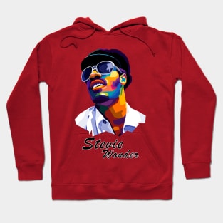 Stevie Wonder Wpap Pop Art Hoodie